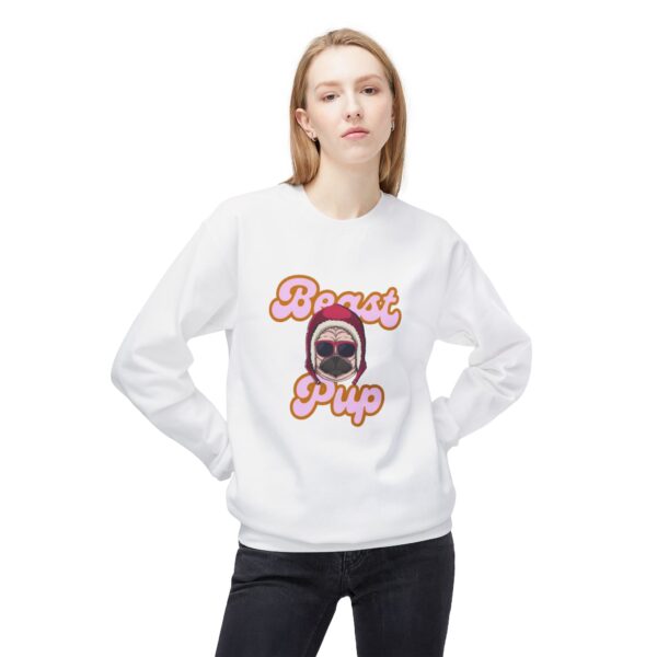 Beast Pup Unisex Fleece Crewneck Sweatshirt