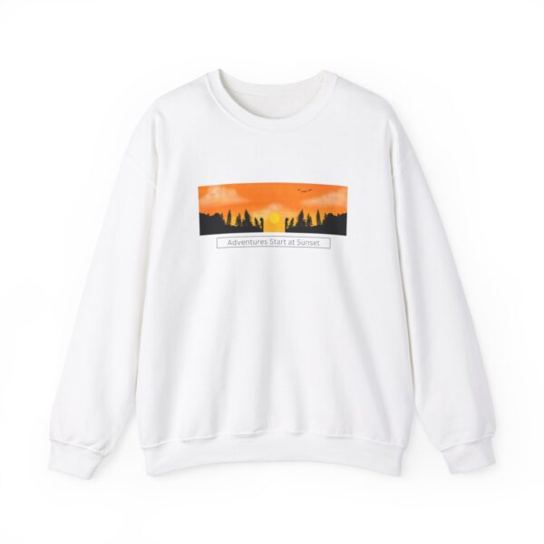 Adventures Start at Sunset Unisex Heavy Blend™ Crewneck Sweatshirt