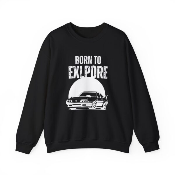 Born to Explore Unisex Heavy Blend Crewneck Sweatshirt - Perfect for Adventure Seekers