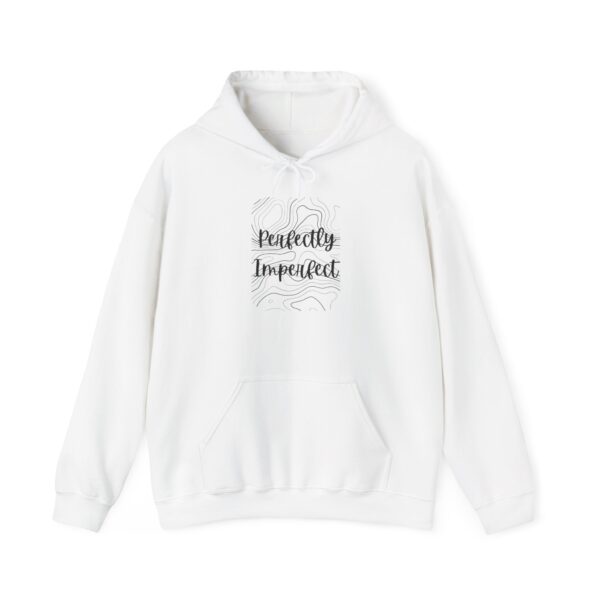 Perfectly Imperfect Unisex Heavy Blend Hoodie - Cozy Sweatshirt for Self-Acceptance