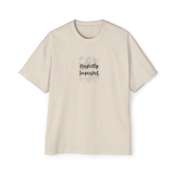 "Oversized Funny & Sarcastic T-Shirt – 'Perfectly Imperfect' Heavyweight Crewneck Tee"